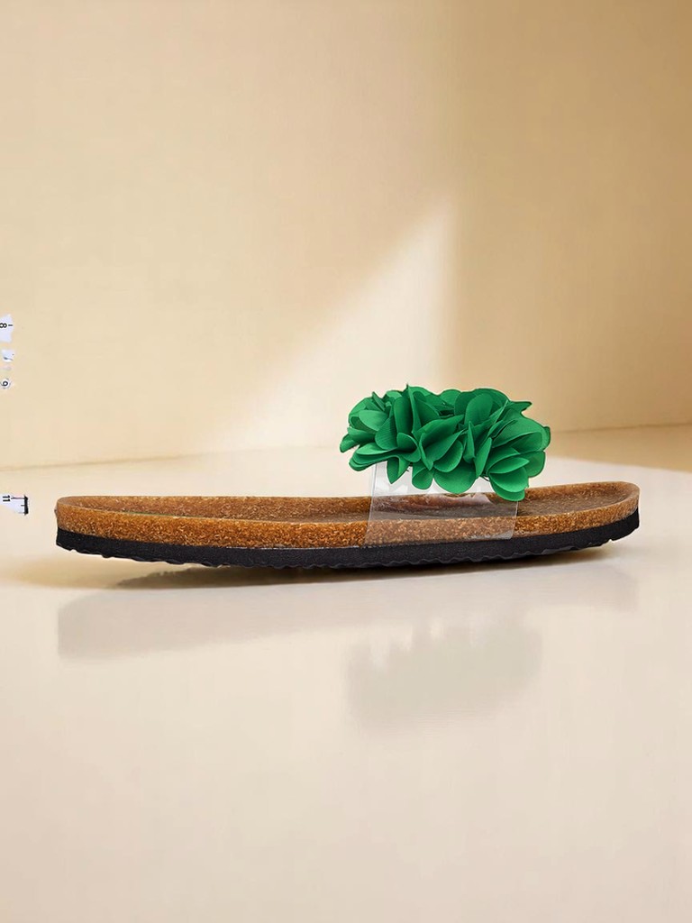 Royalfashion Дамски чехли с цветчета Flora Soft