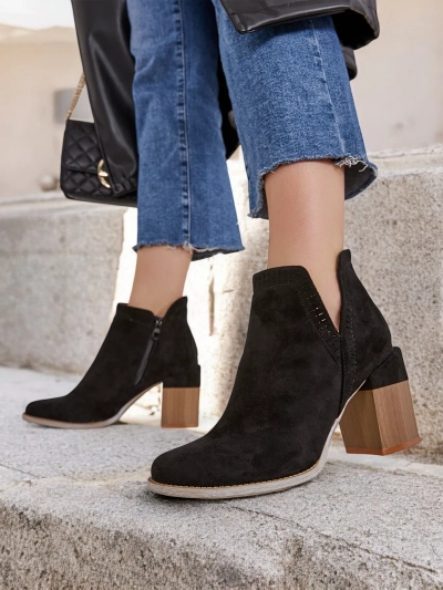 Дамски глезенки Royalfashion на ток Vettot