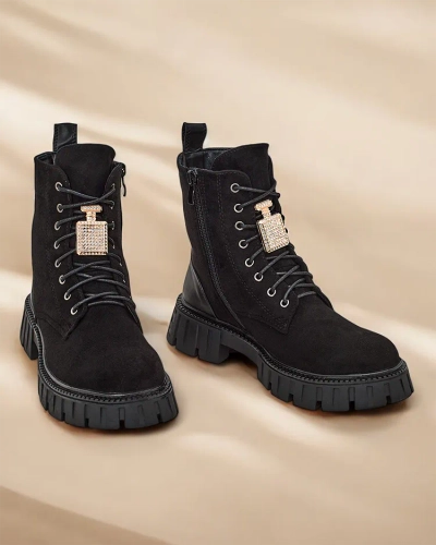 Ройалфешън Дамски ботуши от екосюед работник Едвинес