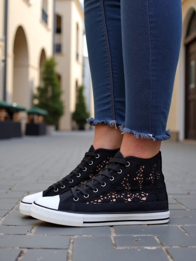 Royalfashion Женски перфориранки маратонки Limme