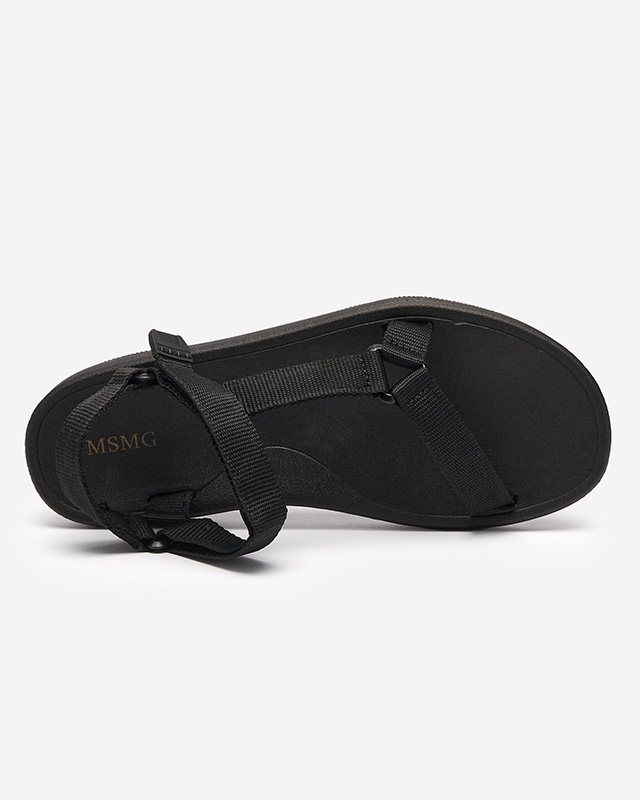 Czarne damskie sportowe sandały Tatags - Obuwie