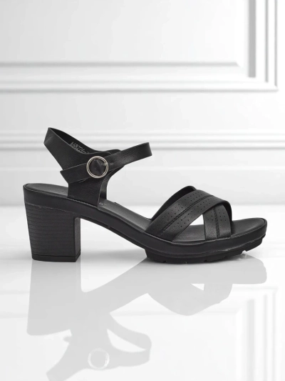 Royalfashion Дамски сандали на дебел ток SoleAura