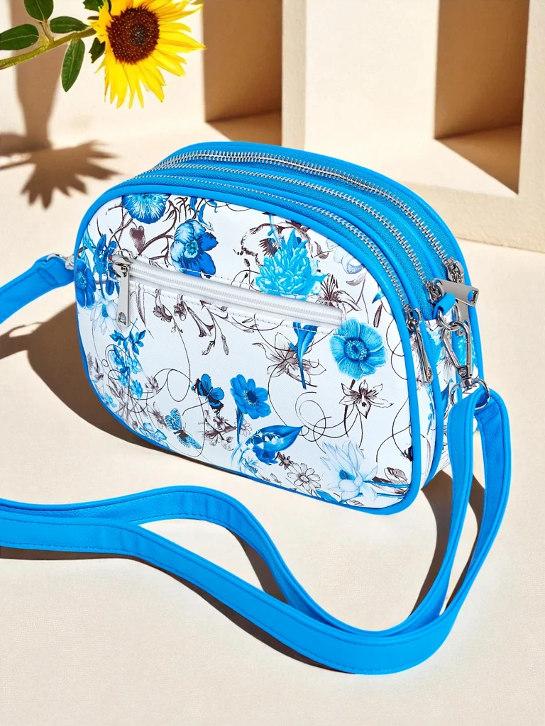 Royalfashion Малка дамска чанта от еко кожа Floriana