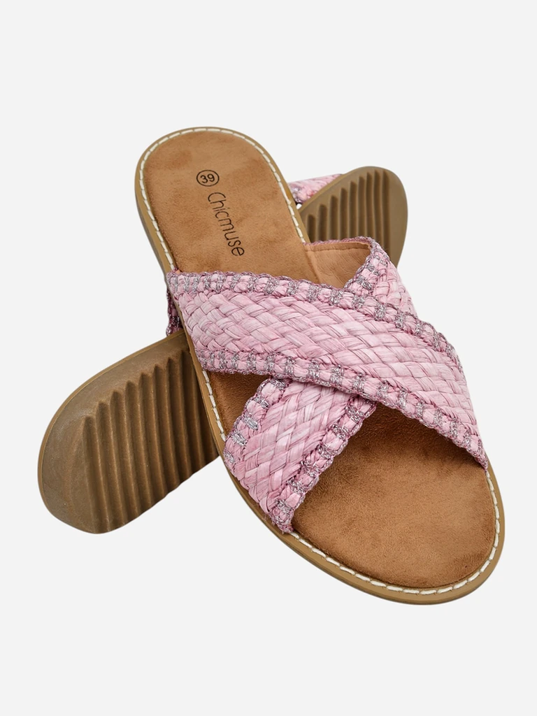 Сандали Royalfashion за жени с оплетени презрамки Bornes