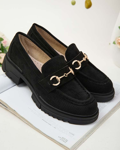 Royalfashion Дамски ажурни мокасини с верижка Imerila