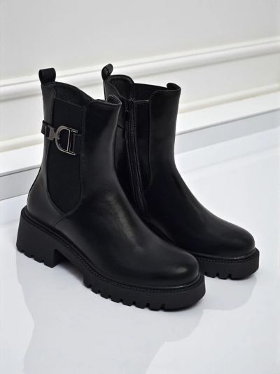 Високи дамски боти от еко кожа Ovella