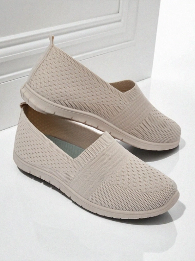 Дамски мокасини Callista бежови от дишаща материя пролет лято