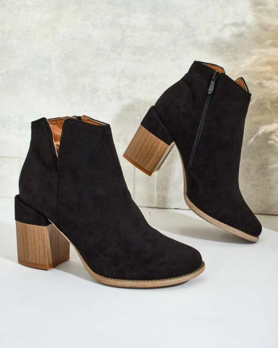 Royalfashion Дамски ботуши eko от велур Ovi