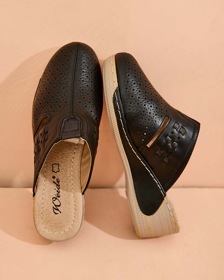 Royalfashion Дамски джапанки на нисък ток Albov