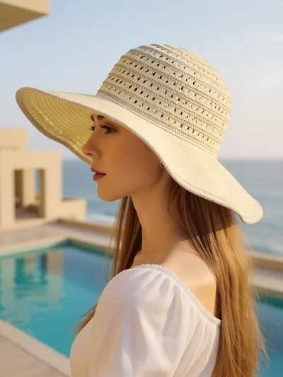 Royalfashion Дамска шапка Solvella от слама