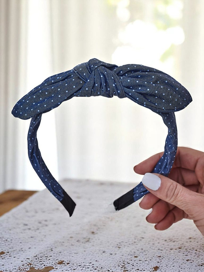 Royalfashion Диадема с панделка на точки Lilka