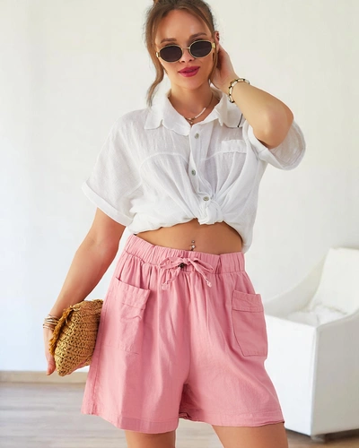 Royalfashion Памучни дамски шорти