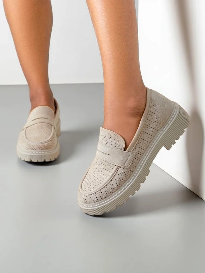 Royalfashion Женски еко-кожа мокасини Дюни