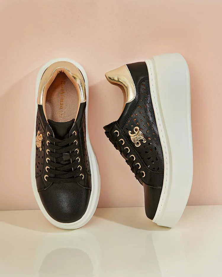 Royalfashion Дамски спортни ажурни кецове Jovixi