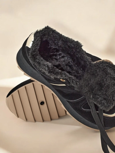 Royalfashion Изолирани маратонки за жени с козина Борис