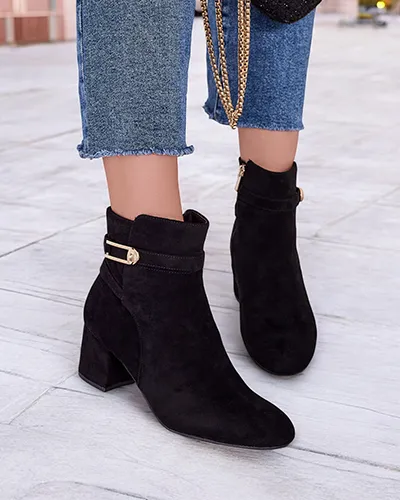 Дамски ботуши на Royalfashion Линомо на глезена