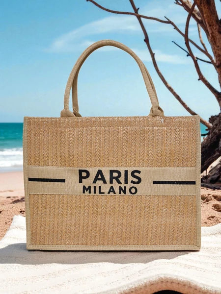 Royalfashion Платнена Чанта Paris Milano