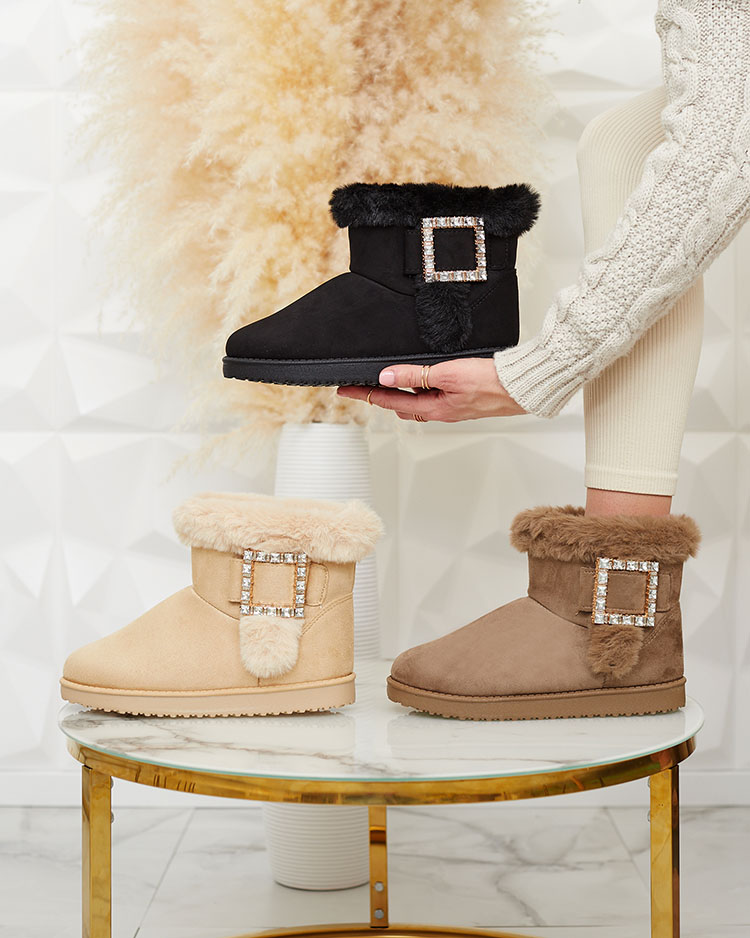 Royalfashion Дамски ботуши a'la snow boots with ornament Galaes