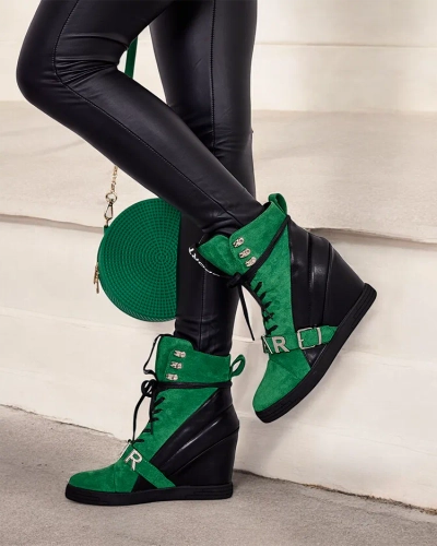 Royalfashion дамски боти Ronii на токчета