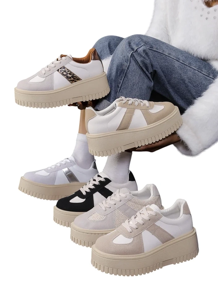 Royalfashion Дамски платформи Кецове Venusoe