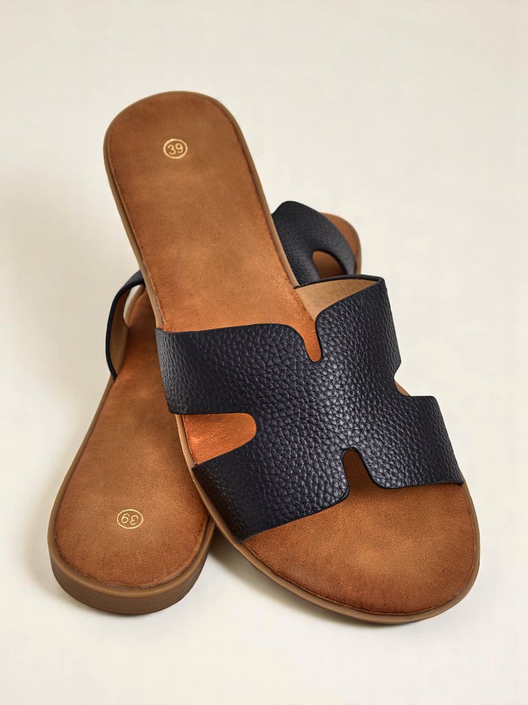 Royalfashion Дамски чехли с равна подметка Ежедневен стил