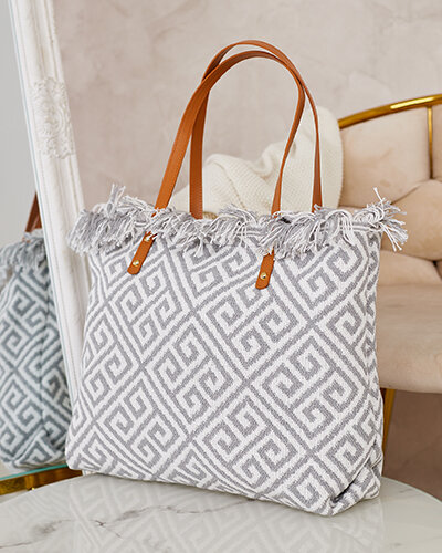 Royalfashion Дамска чанта за рамо от плат