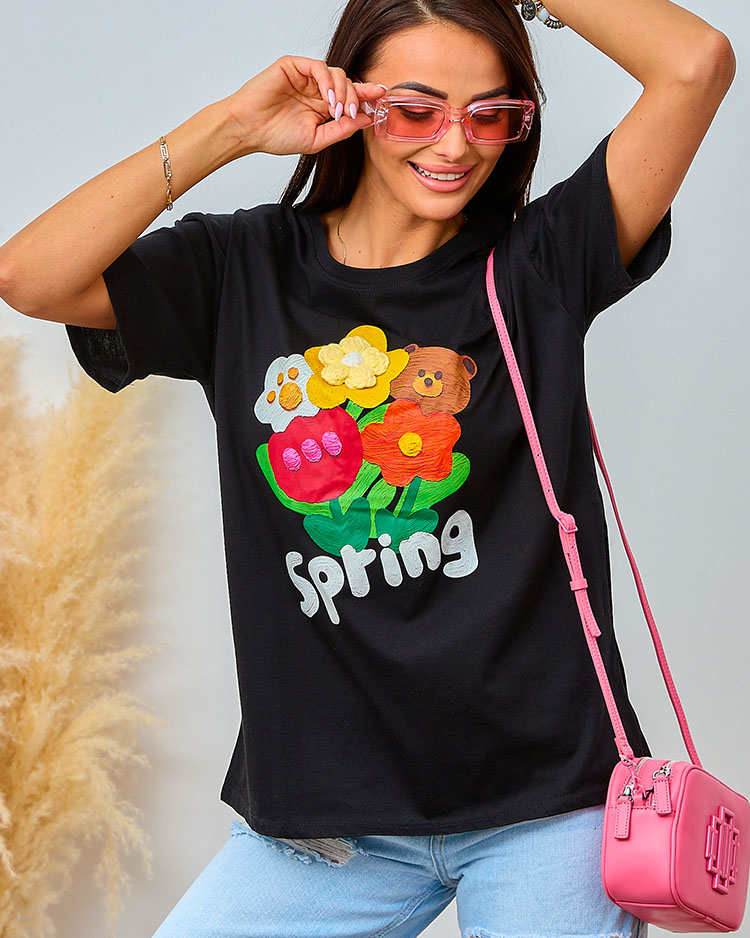 Royalfashion Дамска тениска с щампа