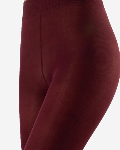 Czarne ocieplane rajstopy damskie 1200 DEN - Bielizna