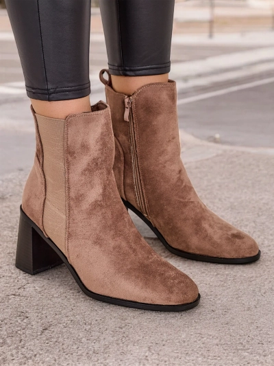 Роялфешън Дамски глезенки на ток Enotto