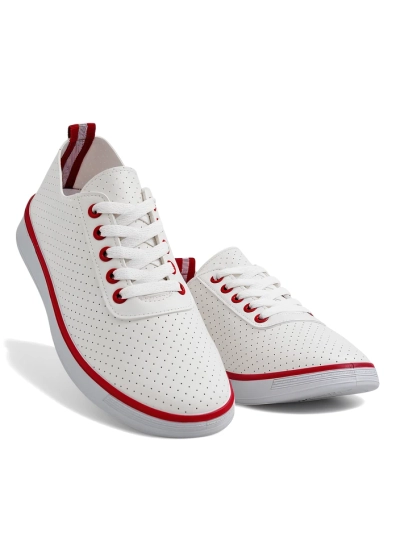 Royalfashion Дамски перфориран спортен обувки Pumbes