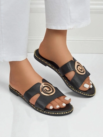 Royalfashion Дамски чехли с равна подметка Glam Bliss