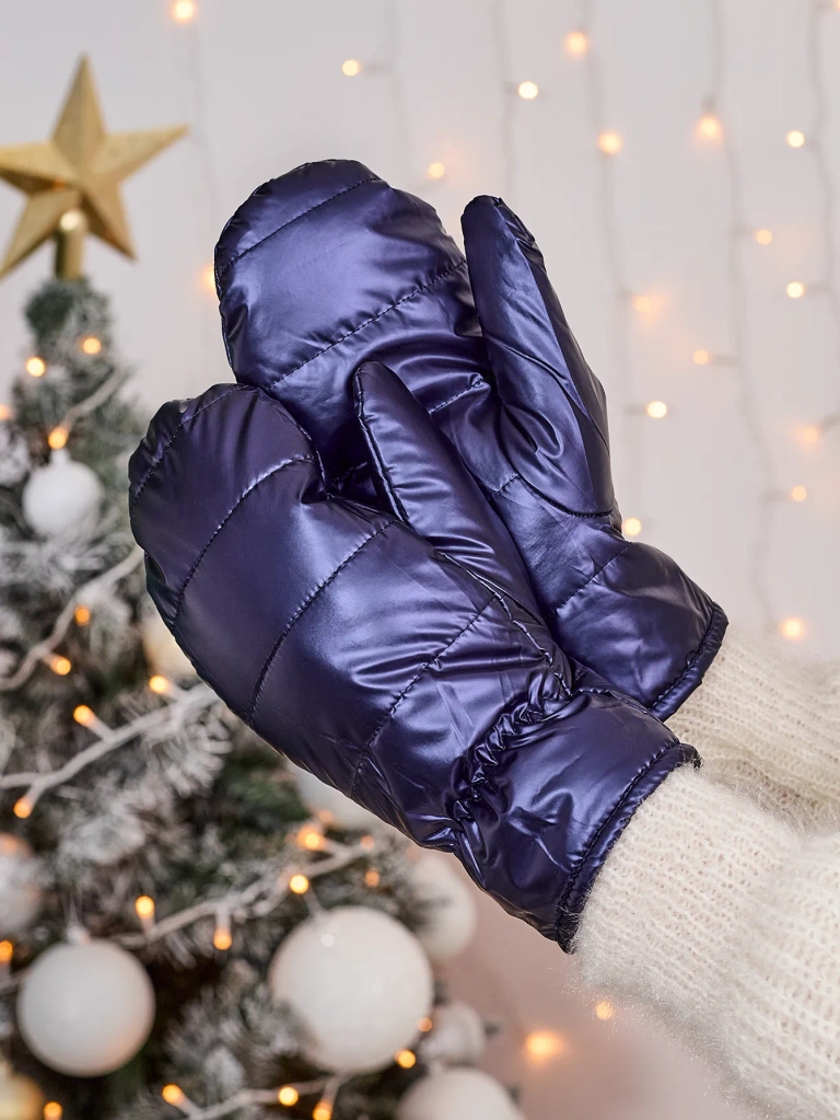 Royalfashion Дамски ръкавици в тъмносиньо