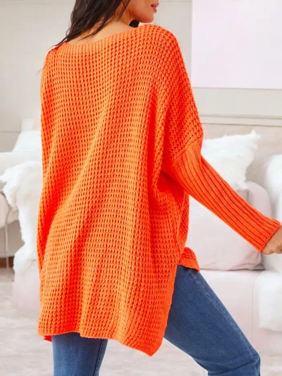 Роялфешън акрилен дамски плетен пуловер с надписи