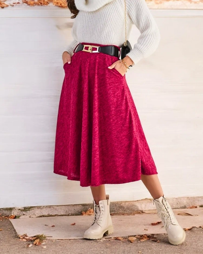 Дамска миди пола на Royalfashion