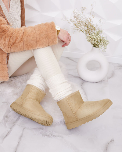 Royalfashion Кафяви ботуши a'la snow boots for women Nerlea