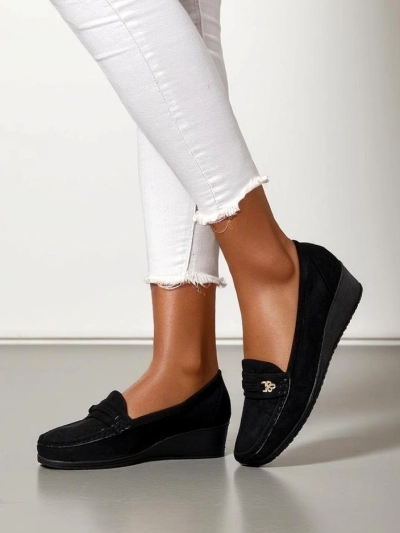 Royalfashion Женски мокасини на ниска платформа Polefle