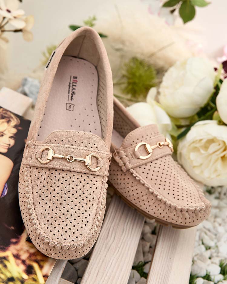 Royalfashion Дамски ажурни мокасини Mill