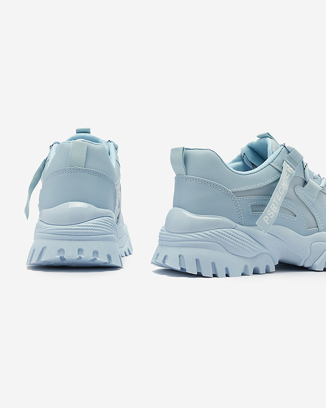 Сини дамски спортни маратонки Evilpo- Footwear