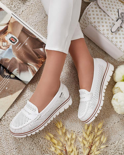 Royalfashion Ажурни дамски мокасини Leteller