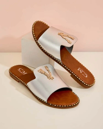 Royalfashion Дамски джапанки от еко кожа Cemenna