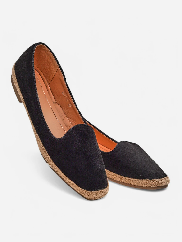 Royalfashion Женски еспадрили от екологичен велур Emmeno