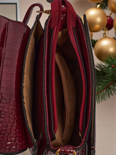 Малка дамска чанта от еко кожа Tesic