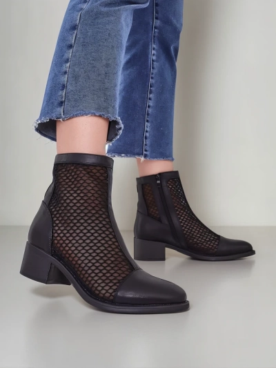 Royalfashion Перфорирани дамски ниски токчета за глезен Rowices