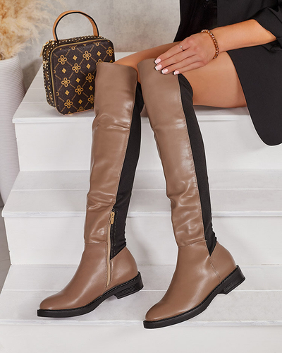 Royalfashion Дамски ботуши до коляното Desela