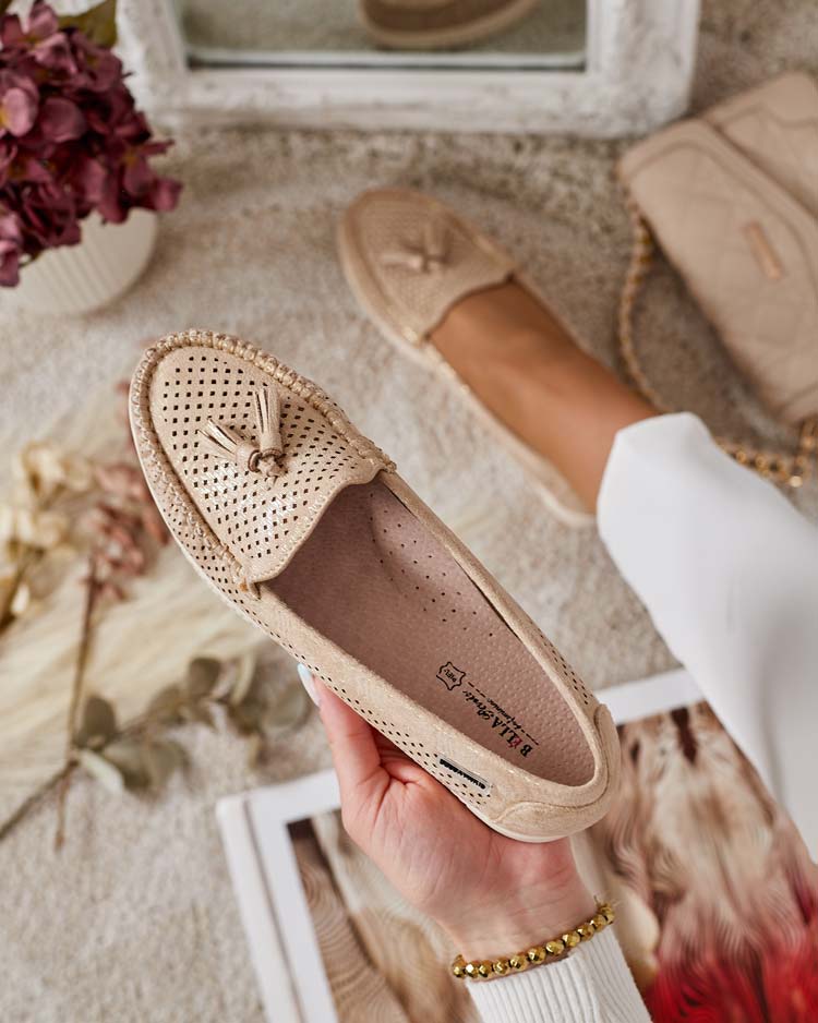 Royalfashion Дамски ажурни мокасини Molaffa