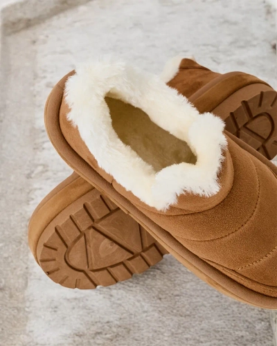 Royalfashion Дамски къси ботуши Zoeno a'la snow boots