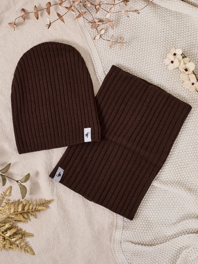 Зимен комплект Royalfashion универсален - шапка с грълогрейка