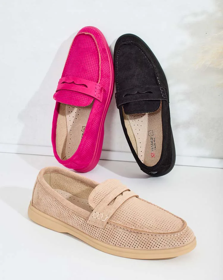 Royalfashion Дамски ажурни мокасини Sierro