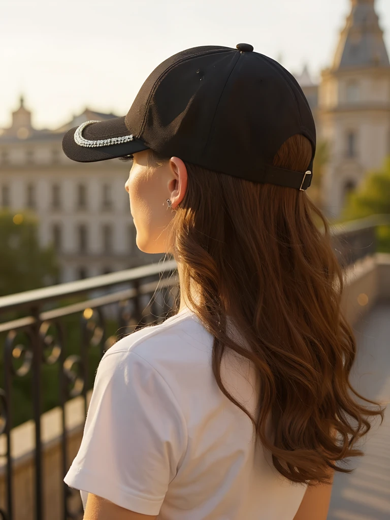 Royalfashion Каскетка с камъни Glam Vibe