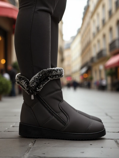 Женски зимни ботуши, наподобяващи снежни ботуши Baccinis